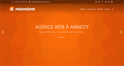 Desktop Screenshot of maisondunet.com